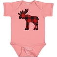 thumbnail image 3 of Inktastic Moose Silhouette Plaid Boys or Girls Baby Bodysuit, 3 of 5