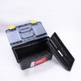 thumbnail image 4 of CNKOO Double-Layer Tool Case Cantilever Tool Box  10Inch Plastic Storage Toolbox Double-Layer Tool Storage Box Hand Tool Case Portable Toolbox 10inch 2 Layer Plastic Hand Tool Chest Stora, 4 of 9