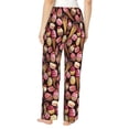 thumbnail image 3 of Goofa Ice Cream Cake Printed Soft Pajama Pants for Women, Wide Leg Comfy Casual Lounge Yoga Pants-Medium, 3 of 9