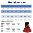 thumbnail image 3 of Christmas Dresses for Women Women's Fashion Round Casual Slim Fit Christmas Print Large Swing Long Sleeve Dress for Holiday Party,Beige,L, 3 of 4