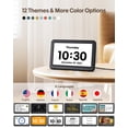 thumbnail image 4 of Reloj diurno digital Roxicosly para personas mayores con alarmas y recordatorios, 4 of 9