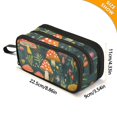 thumbnail image 4 of FORMRS Pencil Case with 3 Compartments Zipper Pouch, Elementary School Level and up, Orange Mushroom, 4 of 8