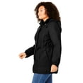 thumbnail image 3 of Woman Within Plus Size Fleece-Lined Taslon Anorak, 3 of 5