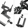 thumbnail image 4 of HEVIRGO Universal 360 Degree Car Rearview Mirror Mount Phone Holder Extension Bracket, 4 of 7