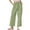 Green, variant on WRKEKC Womens Plus Size Pants, Summer Casual Pants for Women, Women Wide Leg Palazzo Pants Summer Mid Waist Flowy Casual Trousers with Drawstring Loose Lounge Pants