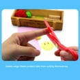 thumbnail image 2 of Graflsoa Colorful Kids Craft Scissors and Paper Set, 96 Sheets DIY Art Kit with Plastic Scissors, Kindergarten Creative Activity Box, 2 of 6