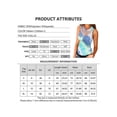 thumbnail image 2 of GORHGORH Summer Light Weight Tie Dye Print Mesh V Neck Sleeveless Tank Tops for Womens, 2 of 4