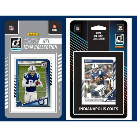 2025 2024 Donruss NFL Factory Sealed Team Set 2 Pack Colts Tyler Warren