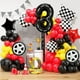 thumbnail image 4 of Set de globos de cumpleaños para decoración de fiesta, coche de carreras Eostankr, 4 of 7