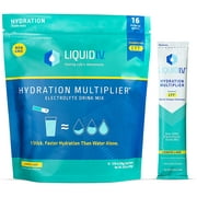 Hydration Multiplier - Lemon Lime - Hydration Powder Packets | Electrolyte Drink Mix | Easy Open Single-Serving Stick | Non-GMO | 16 Sticks