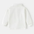 thumbnail image 4 of yocbz Boys Long Sleeve Shirts Shirt for Boys Long Sleeve T-Shirt Toddler Kids Tee Shirts White,Size for 2-3 Years, 4 of 4