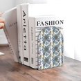 thumbnail image 6 of Naloa Flowers and Butterflies 2 Pcs Bookend Large Capacity Office Book Ends for Home Office Library School Study Decoration, 6 of 8