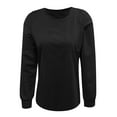 thumbnail image 3 of Gerichy Long Sleeve Shirts for Women Fall Sweatshirts for Women Crewneck Puff Sleeve Tops Fashion Shirts Long Sleeve Shirts for Women, 3 of 4