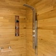 thumbnail image 5 of ALFI brand ABS16S-PC Polished Chrome 16" Folding Teak Wood Shower Seat Bench, 5 of 12