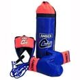 thumbnail image 3 of Amber Fight Gear Mini Boxing Toy Set Junior For 3 to 7yr olds Set Includes - 16” Toy Heavy bag, Junior Gloves, Toy Headgear and Jump Rope in a Handy Storage Bag. Great Gift Idea, 3 of 7