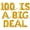 Gold, variant on Letter Balloons - 100 IS A BIG DEAL 16" Inch Alphabet Letters Foil Mylar Balloon 100th Birthday Party Banner (Gold)
