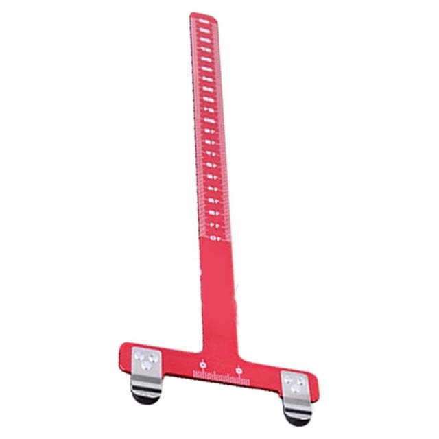 Soidarity Regla en T, instalación práctica, ajuste gratuito, Material Premium, herramienta de escuadrado de flecha de superficie lisa, apiladores de tiro y tiro con Rojo Soidarity OD019654-04