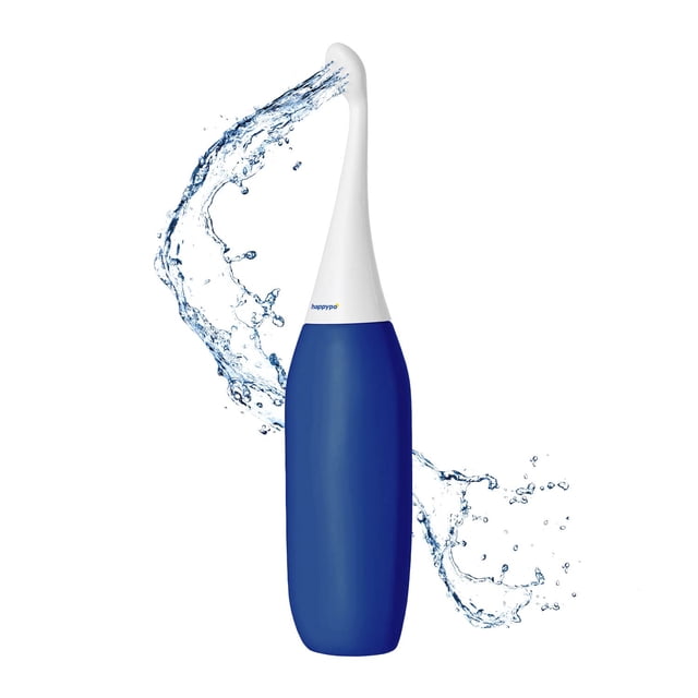 Happy Po Happypo | el Original Ducha de zona intima Color: Azul Oscuro L Bidet Portátil