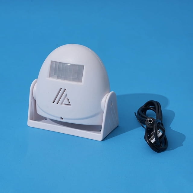 Timbre con sensor de cuerpo humano infrarrojo de bienvenida. Vaya al segundo piso y cierre la puerta.