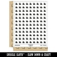 thumbnail image 2 of Cute Giant Panda Bear Sitting 200+ Round Stickers - White - Matte Finish - 0.50" Size, 2 of 3