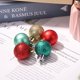 thumbnail image 5 of Caja de bolas colgantes de plástico para árbol de Navidad 99 Ehuebsd piezas 3cm decoración navideña 2023, 5 of 9