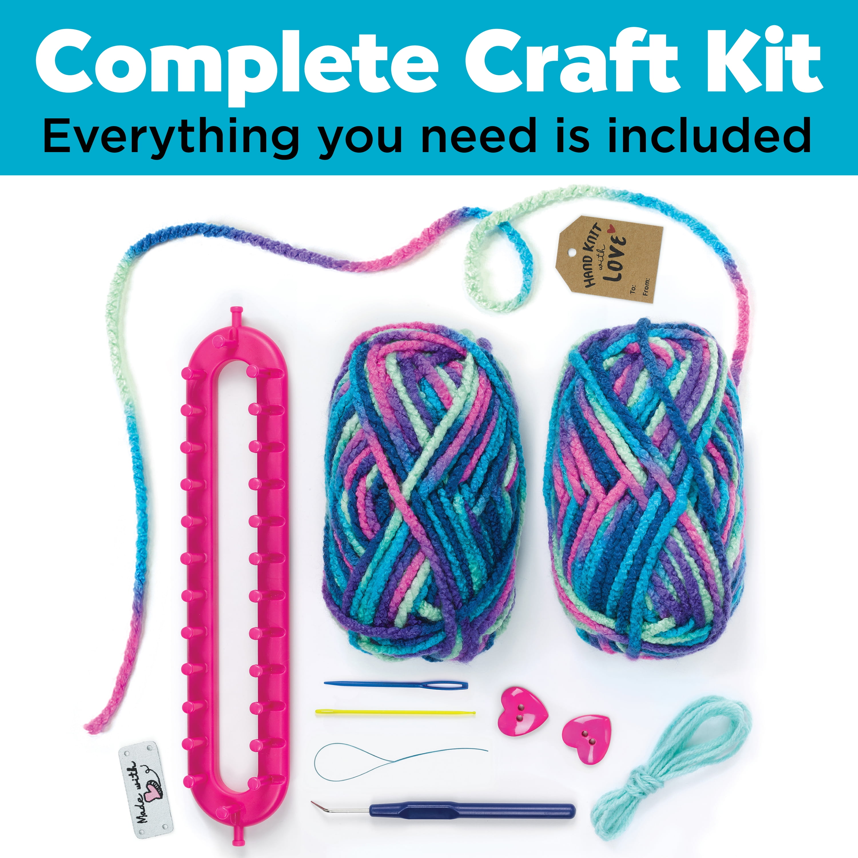 Creativity for Kids Quick Knit Headband Making Kit - Kids Knitting Kit for  Beginners - DIY Projects for Kids - China Yarn Kit and DIY Yarn Kit price
