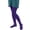 Purple, variant on Girls Yoga Dance Tights Kids Performance Dress up Tights Soft Footed Solid Color Sockings School Uniform Dance Ballet Outfit