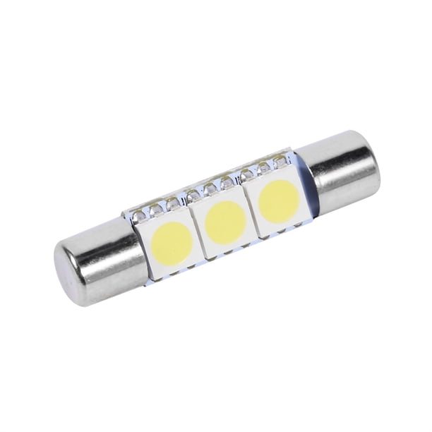 3 SMD 5050 Luz de Espejo 10 piezas 3 SMD 29 30 mm 6641 Fusible Bombilla Led Vanidad Espejo Luz Parasol Lámpara Lámpara Blanca Bombilla Fusible Led 6641 Bombilla LED
