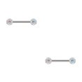 thumbnail image 3 of Qarigey Anillo para pezones con barra, decoración de cuerpos pequeños de Metal Sexy, accesorio de moda, para el cuerpo con estilo Tipo 5 2piezas, 3 of 6