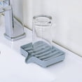 thumbnail image 6 of Fufafayo under $5 2Pcs Soap Dish, Soap Holder, Bathroom Soap Tray with Drainage Rack, Storage Box for Shower and Sink, Keeps Soap Dry and Area Clean, Suitable for Vanity, Bathtub Edge, 6 of 9