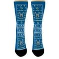 thumbnail image 4 of ThisWear Pun Gifts It's Time for Llamakkah Socks Fun Jewish Gifts Chanukah Socks 1-Pair Novelty Crew Socks, 4 of 5