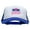Royal White, variant on Miami Beach Embroidered Summer Foam Mesh Trucker Cap - Black White OSFM