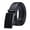 Black#07, variant on Abomasnow Men's Black PU Leather Automatic Buckle Belt with Matte Black Cross-Design Buckle for Business and Casual Wear