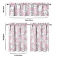 thumbnail image 6 of Kitchen Curtains 36 Inch Short - 3 Panel Set with Cute Cat Paw Pattern, Rod Pocket Window Curtain, 100% Polyester for Pet Lovers Farmhouse, Cafe, Kitchen, Bedroom, Easy Wash, 6 of 6
