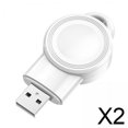 thumbnail image 1 of 2x Cargador De Reloj USB Inalámbrico Para Watch Series SE 6 5 4 3 2 1 Viajes, 1 of 8