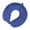Navy, variant on U-Shaped Neck Pillow for Travel & Office, Polyester Ergonomic Support with Snap Closure, 30x30x8cm in (Blue)