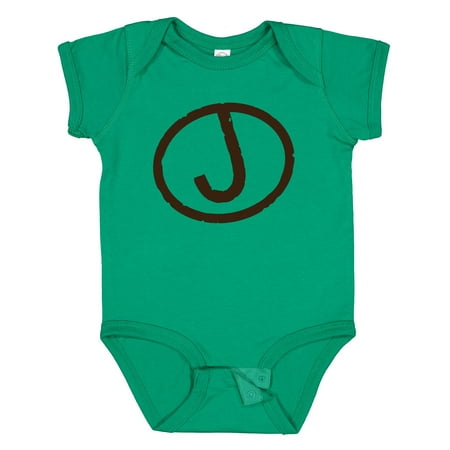 

Inktastic Branding Iron Letter J Monogram Gift Baby Boy or Baby Girl Bodysuit