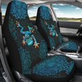 thumbnail image 3 of Uorisanigo Boho Frog Car Seat Covers Front Seats Anti-Slip Back Fabric Waterproof Car Seat Cover Easy to Install Stretch Polyester Fabric Cover Universal Fit for Most Vehicle, 3 of 7