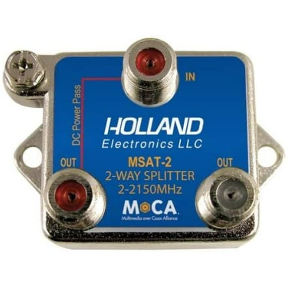 Holland Splitter, 2 voies, MoCa habilitantes, 2-2150Mhz, DirecTV Approuv?