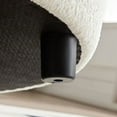 thumbnail image 7 of Modern Chair, Single Teddy Fabric Sofa Chair with Ottoman,SideTable, Foot Rest Comfy Chair for Living Room Bedroom and Office, 7 of 7