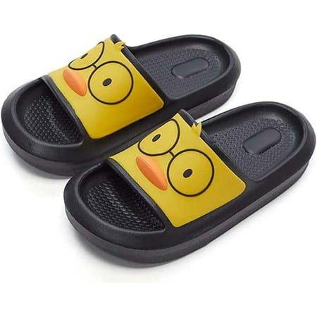 

CoCopeaunts Women s Cute Cartoon Animal Duck Slippers Non-Slip Shower Sandals Soft EVA Bathroom Slippers Novelty Couples Slides