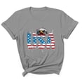 thumbnail image 2 of Busydd T Shirts for Man 4th of July Casual Comfy Round Neck Cotton T Shirts Summer Short Sleeve Independence Day Tops Trendy USA Print Patriotic Tshirts, 2 of 5