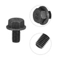 thumbnail image 5 of M6x10mm Hex Serrated Flange Bolts 10.9 Grade Carbon Steel Screws 40 Pack, 5 of 5