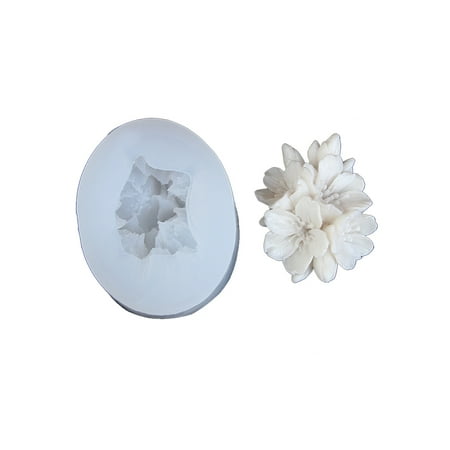 

3D Flower Fondant Mold 3D Flower Silicone Soap Mold Flower Bloom Rose Carnation Shape Silicone Mold Resin