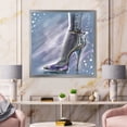 thumbnail image 3 of Designart 'Shiny Woman Shoe High Heeled Stiletto With Glitter' Modern Framed Art Print, 3 of 4