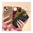 thumbnail image 2 of Glitter Wavy Stripes Phone Case For iphone 11 12 13 14 Pro Max 14 Plus X XS XR Max 7 8 Plus Smooth Silk Soft Back Cover Case, 2 of 5