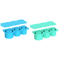 thumbnail image 1 of Bandeja para cubitos hielo con tapa moldes cilíndricos silicona tazas 30-40 onzas () azul, 1 of 7