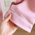 thumbnail image 6 of Jinhomg Women's Thin Flannel Sleepwear 2 Piece Casual Comfy Pajamas Set Long Sleeve Button Down V-Neck Tops and Elastic Waist Pants 90 Percent off Clearance Sale Pink L, 6 of 10