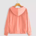 thumbnail image 3 of Moda Mujer Sudadera Con Capucha Sudaderas Corazón Cruzado, 3 of 5