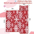 thumbnail image 5 of Red Christmas Snowflake Pattern Toddler Nap Mats for Kids Preschool,60"x20" Sleeping Mat Bag or Kids,Toddler Sleeping Bag,Toddler Nap Mat or Daycare, 5 of 6